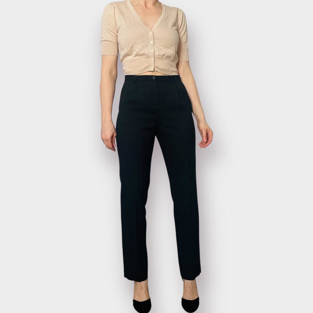90s Pendleton black Wool slacks Size S‎